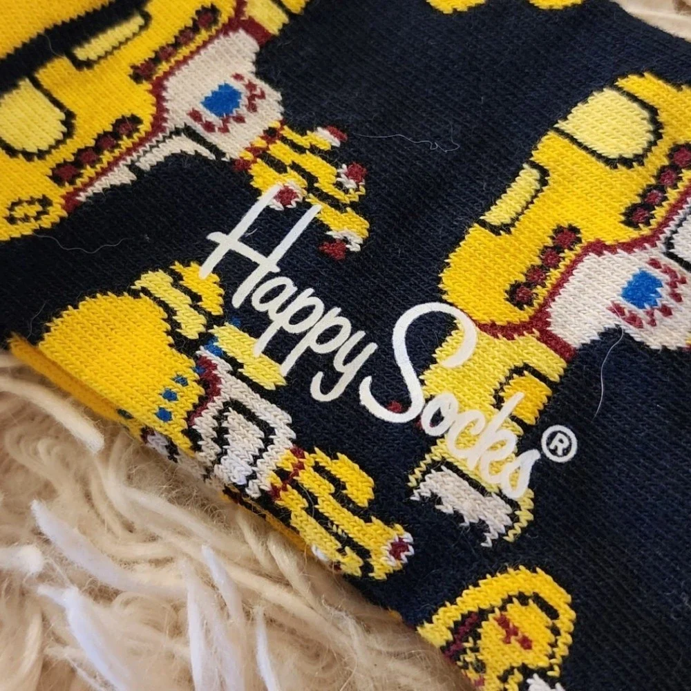 Happy Socks x The Beatles Yellow Submarine Crew Socks NWT Size 36-40‎